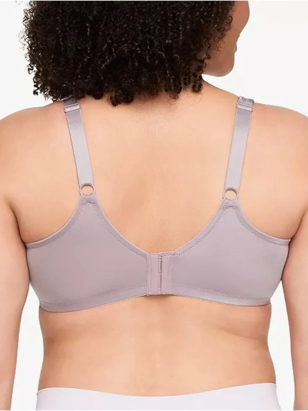 Olga Signature Support Cushion Underwire Unlined Full Coverage Bra Lavender 40DD - Picture 2 of 9